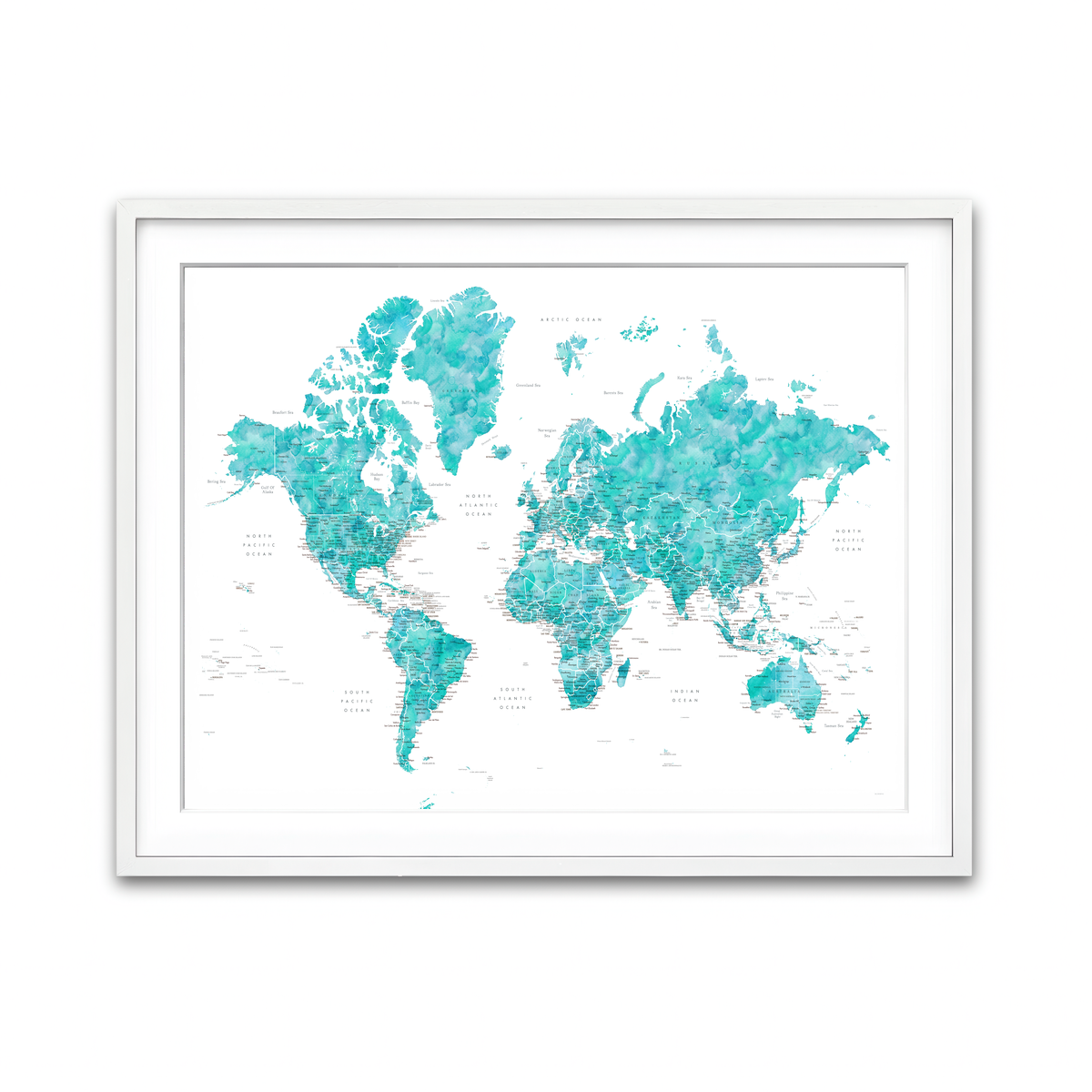 Framed Print 4x3 White