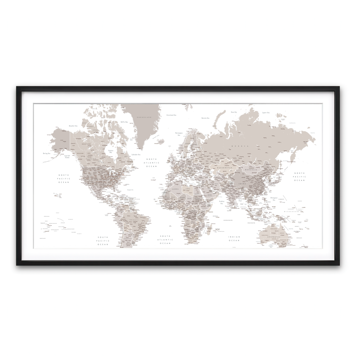 Framed Print 2x1 Black