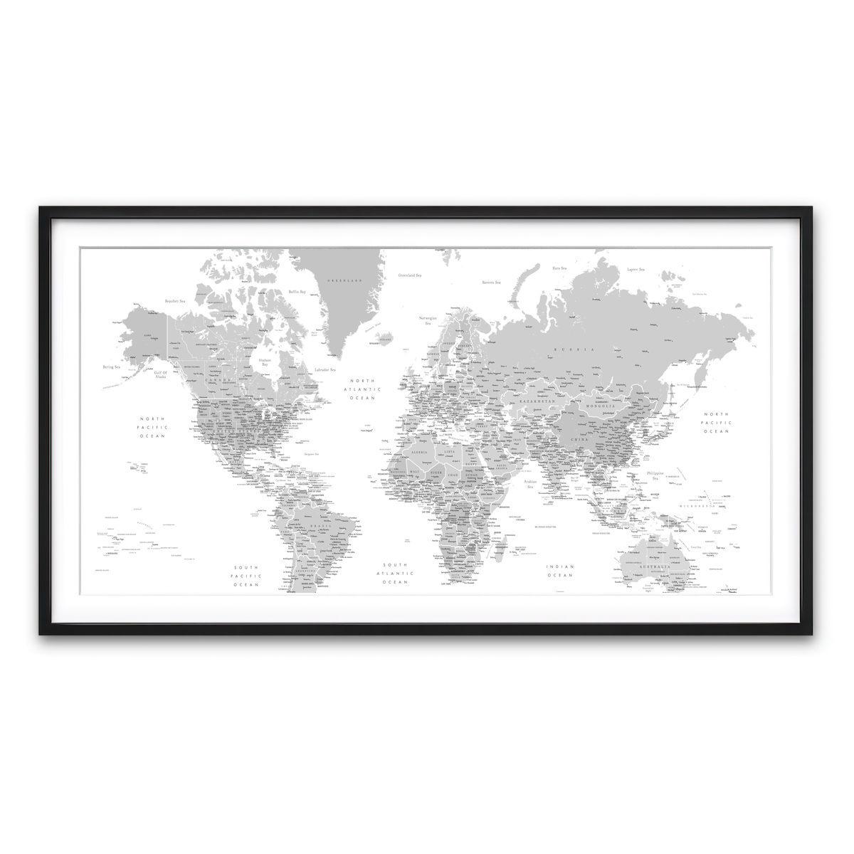 Framed Print 2x1 Black