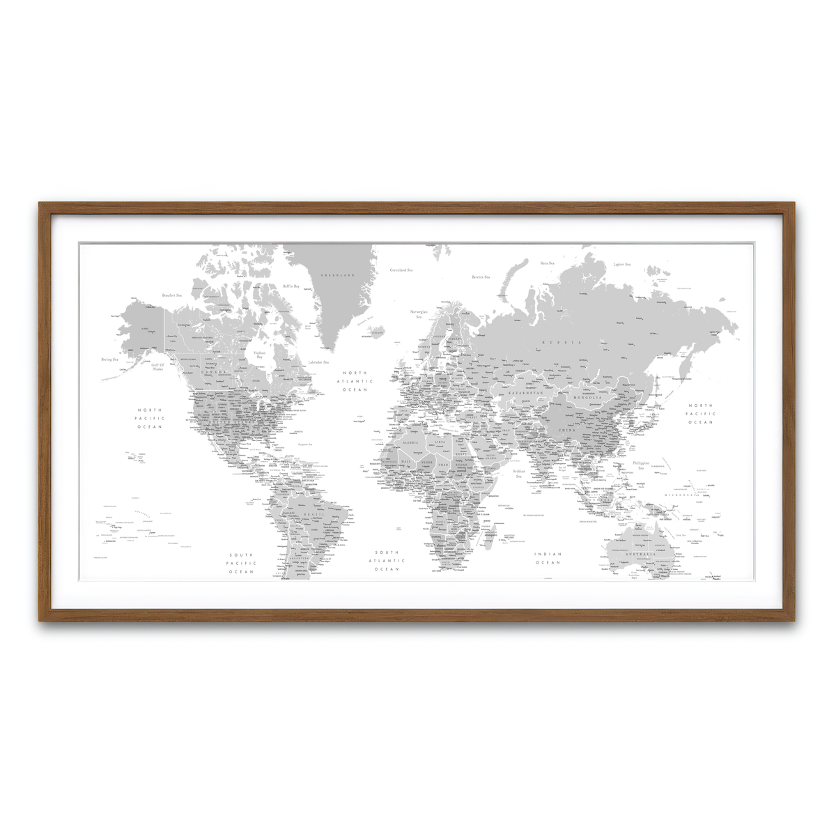 Framed Print 2x1 Walnut