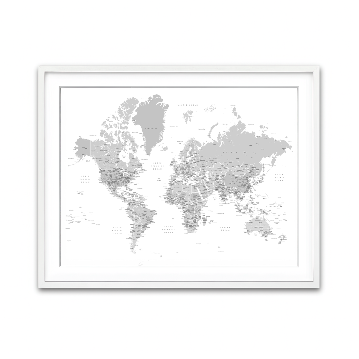 Framed Print 4x3 White