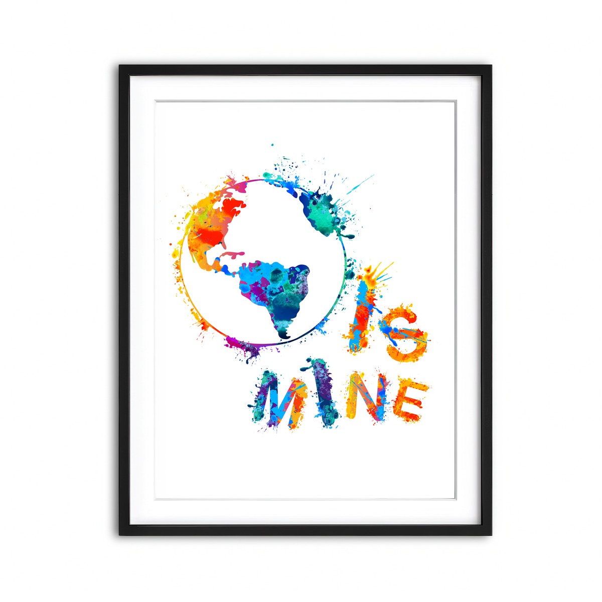 Framed Print 3x4 Black