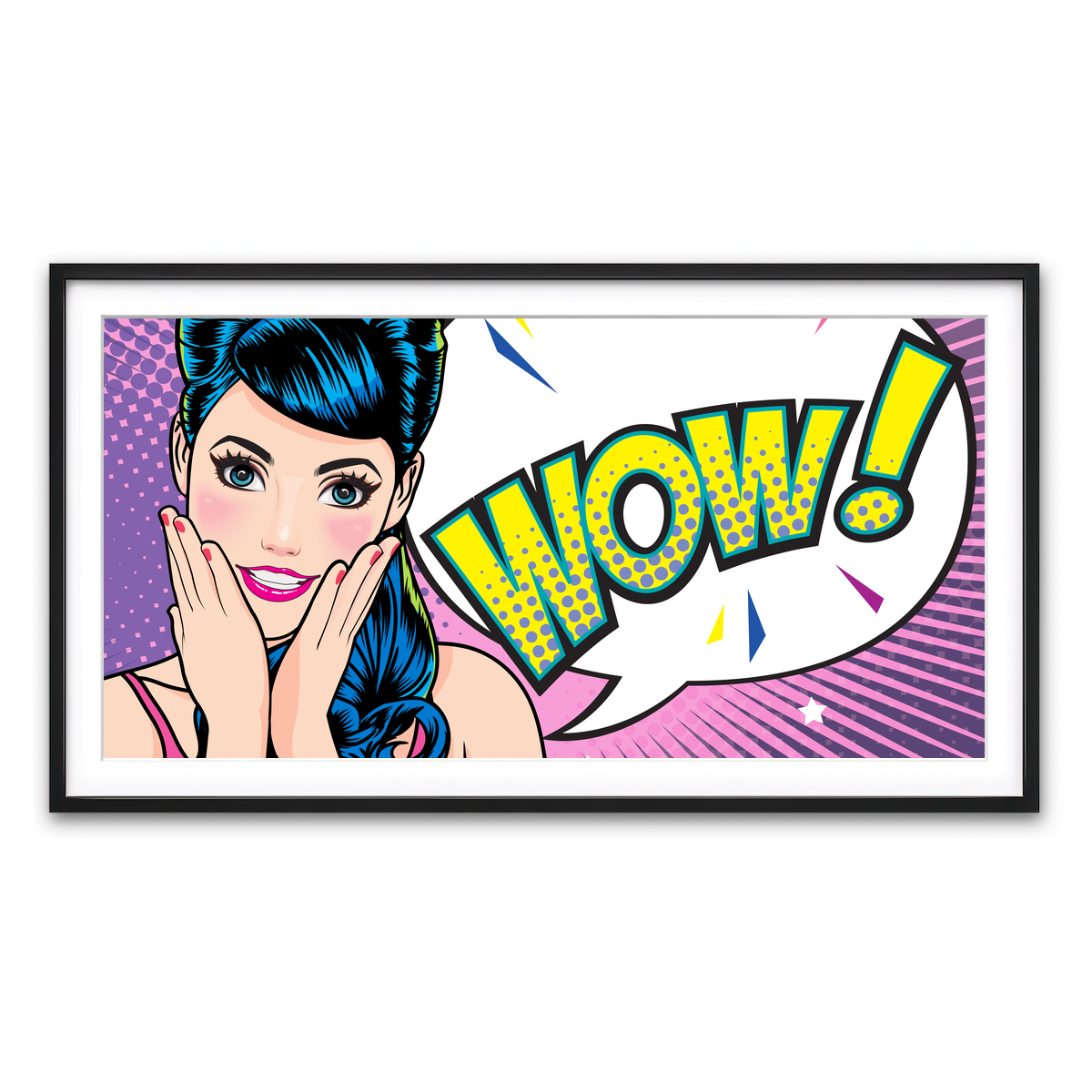 Framed Print 2x1 Black