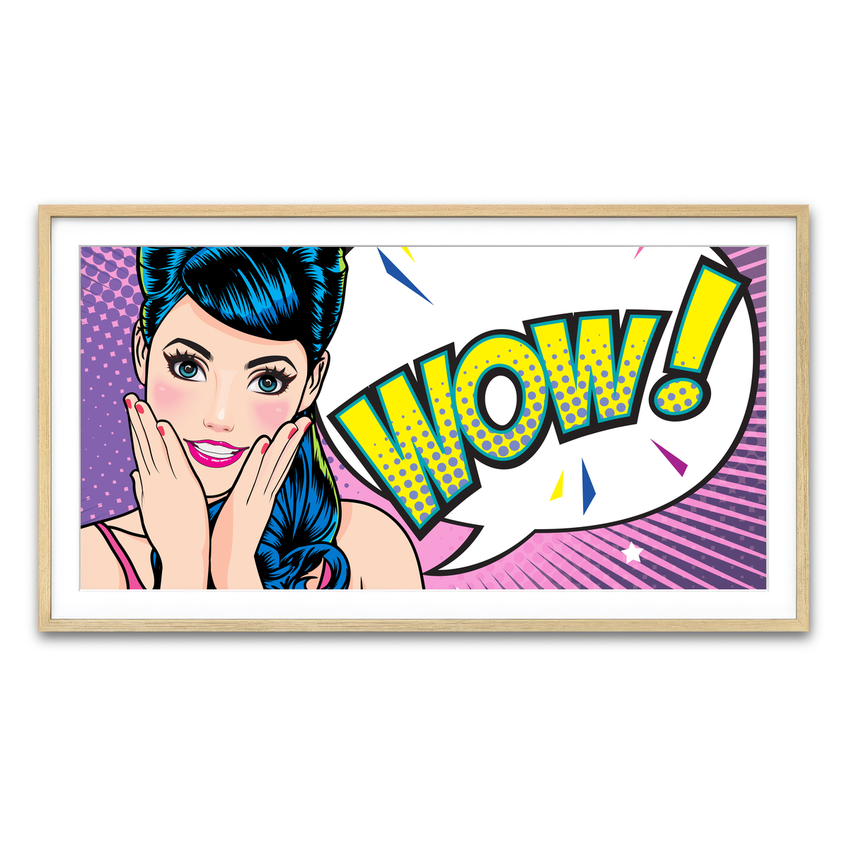 Framed Print 2x1 Natural