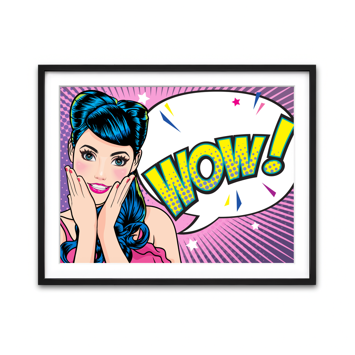 Framed Print 4x3 Black