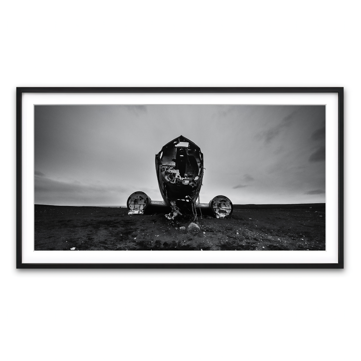 Framed Print 2x1 Black