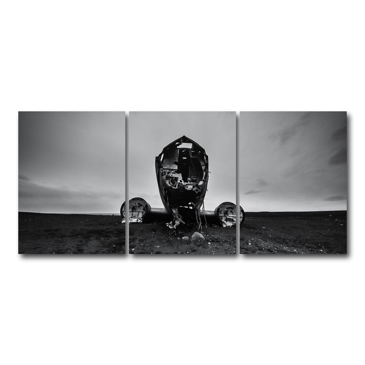 AUTO-MOCKUP WHITE | Wreckage | 3 Piece | Gallery Wrap Canvas | group=18x24