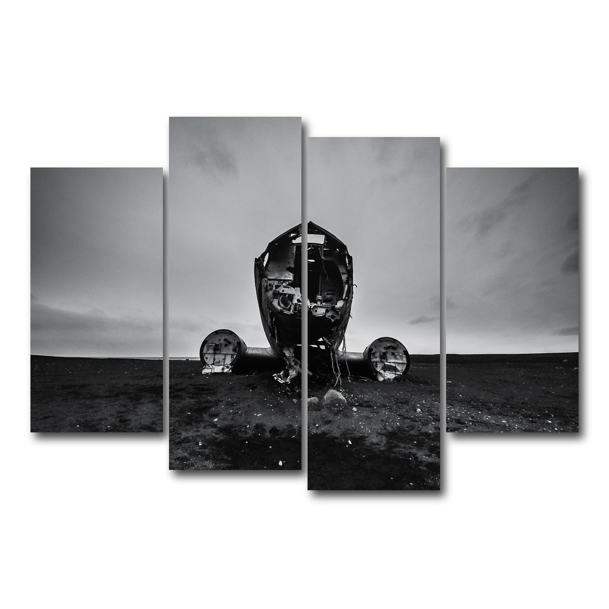 AUTO-MOCKUP WHITE | Wreckage | 4 Piece | Gallery Wrap Canvas | group=4_short