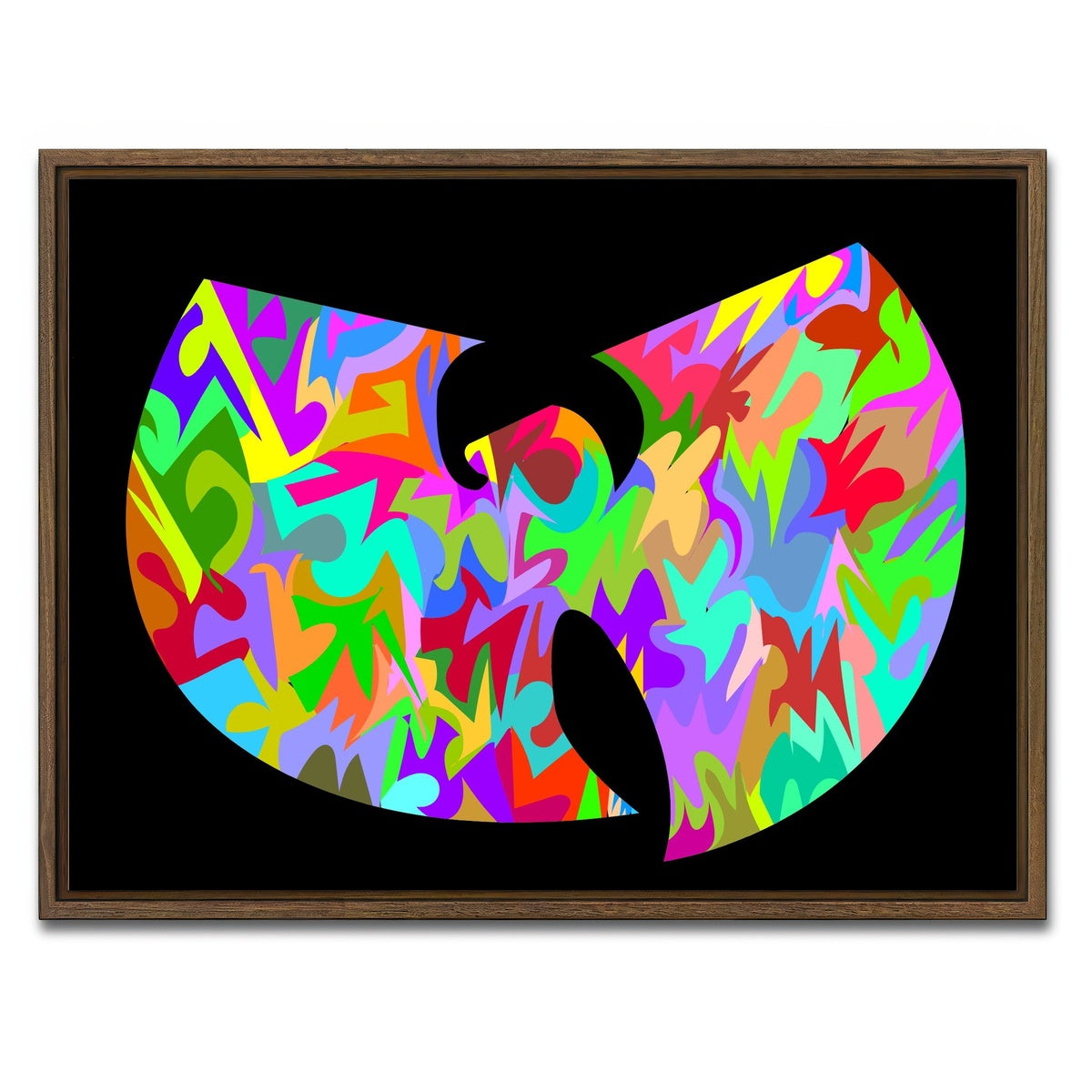AUTO-MOCKUP WHITE | Wutang | 1 Piece | Walnut Framed Canvas | group=4x3