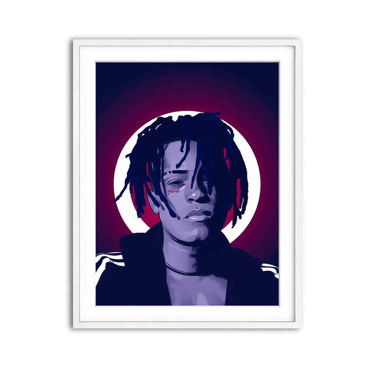 Framed Print 3x4 White