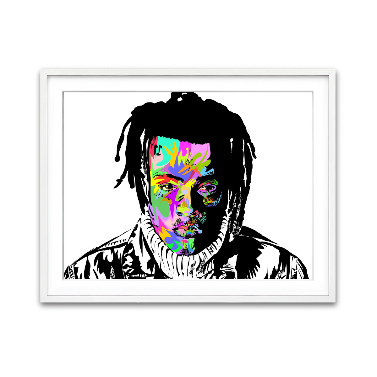 Framed Print 4x3 White