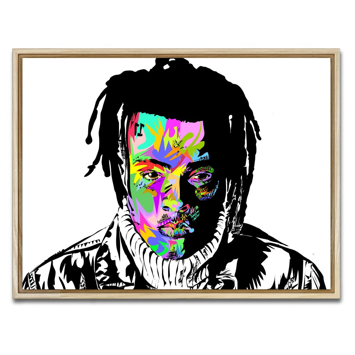 AUTO-MOCKUP WHITE | XXX TEN | 1 Piece | Natural Framed Canvas | group=4x3