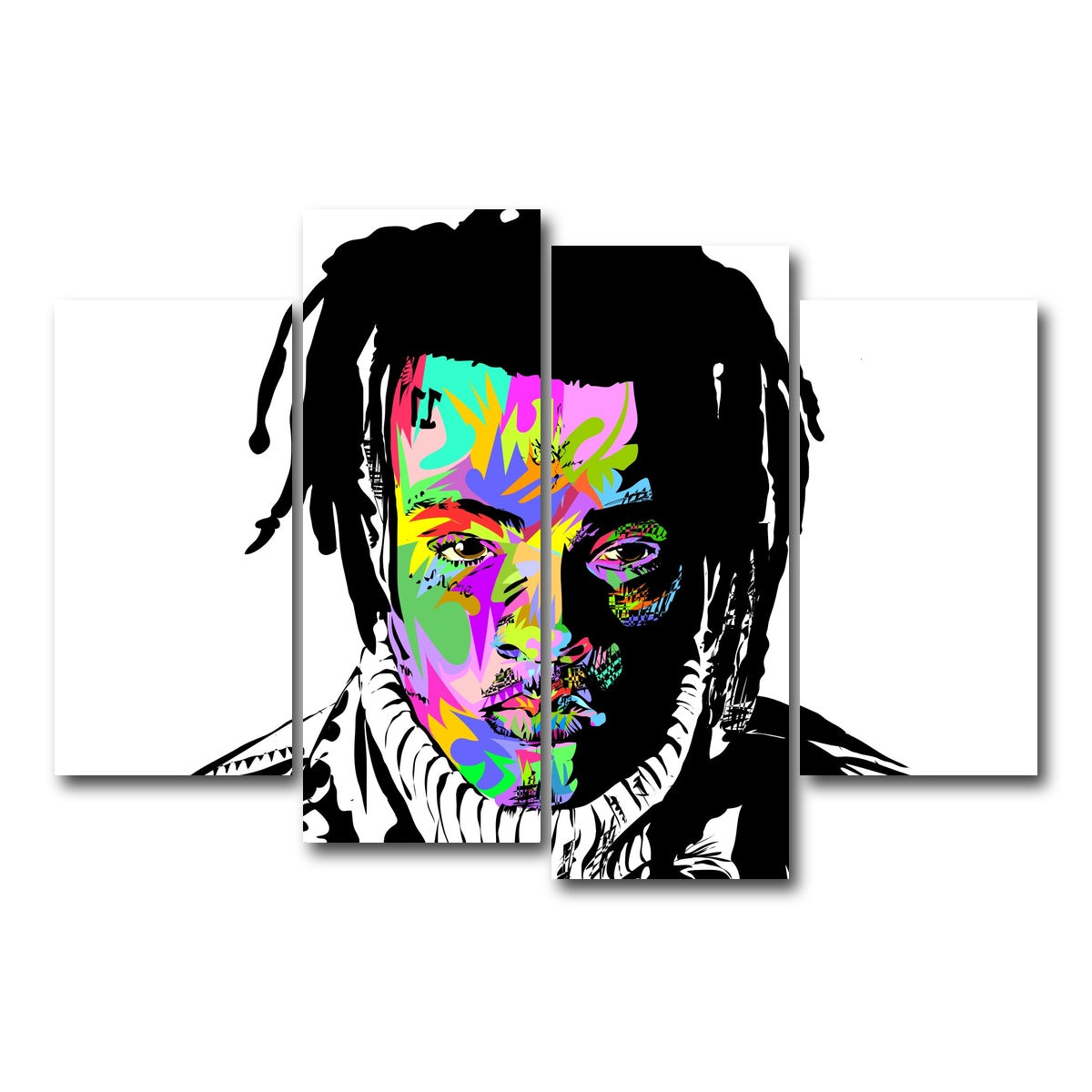 AUTO-MOCKUP WHITE | XXX TEN | 4 Piece | Gallery Wrap Canvas | group=4_short