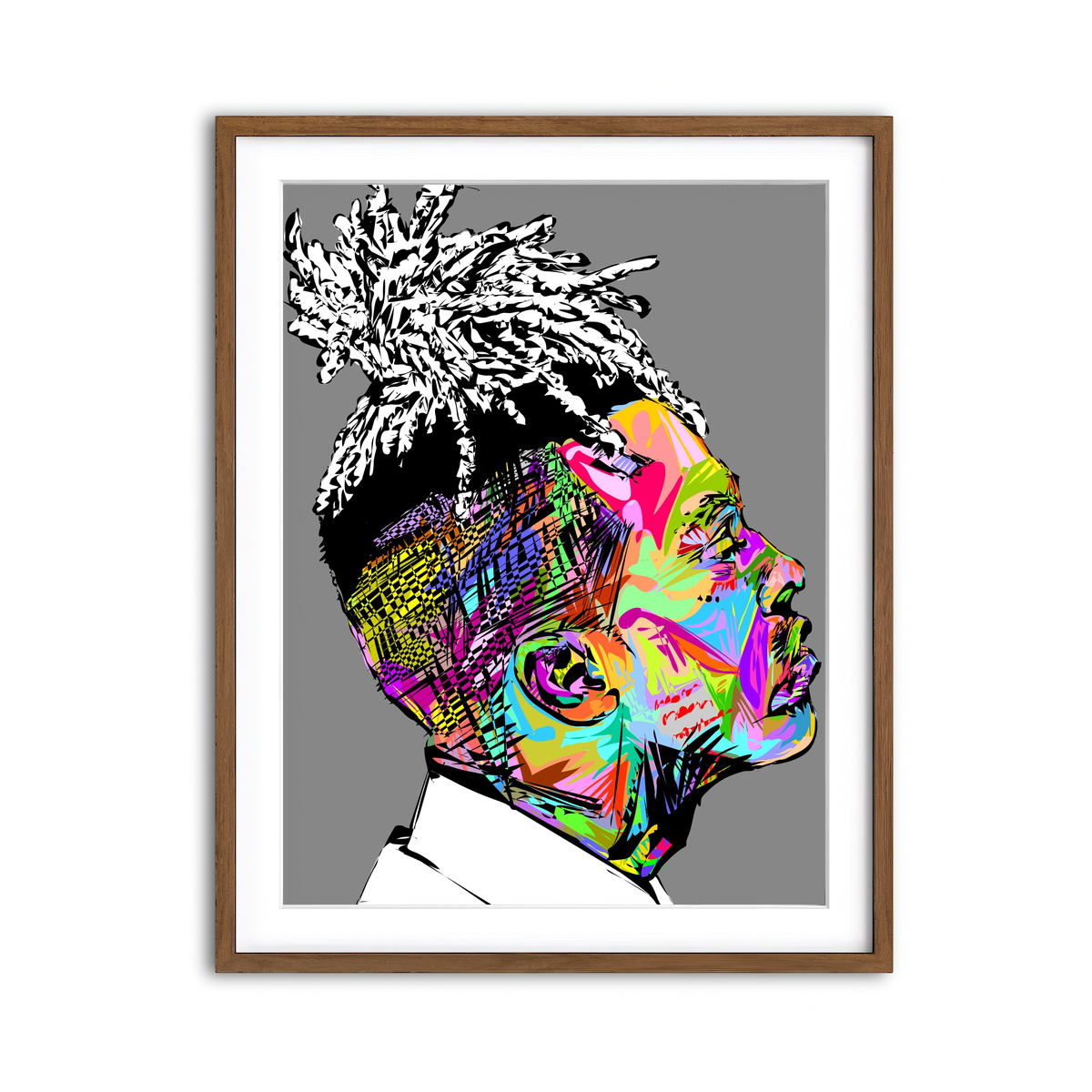 Framed Print 3x4 Walnut