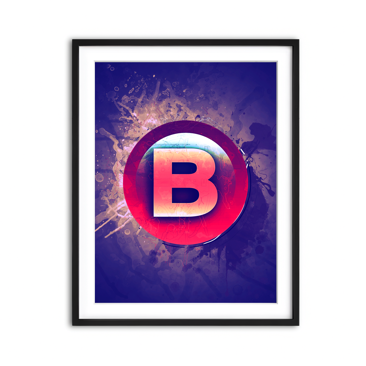 Framed Print 3x4 Black