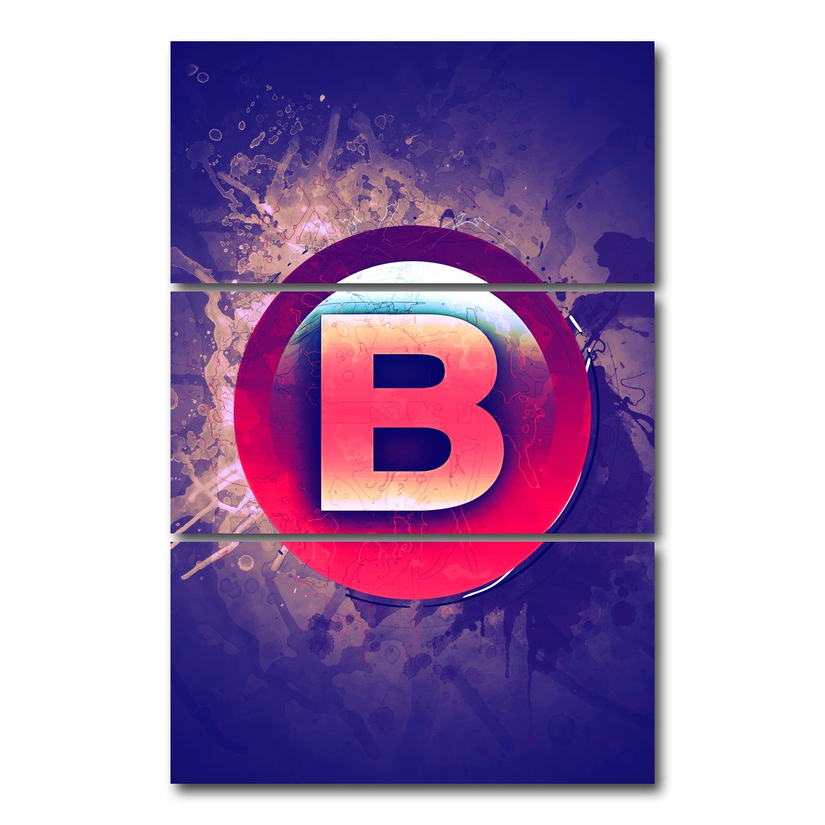 AUTO-MOCKUP WHITE | Xbox B | 3 Piece | Gallery Wrap Canvas | group=12x24_stacked