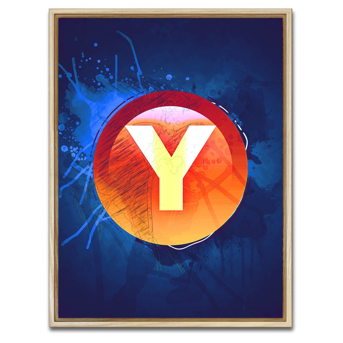 AUTO-MOCKUP WHITE | Xbox Y | 1 Piece | Natural Framed Canvas | group=3x4