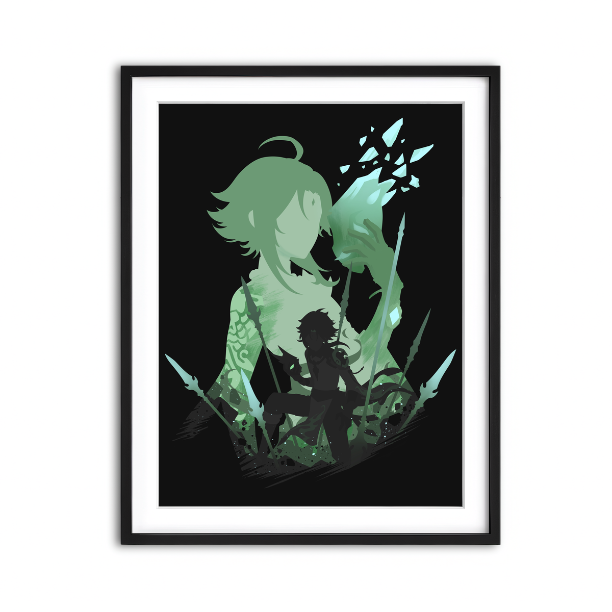 Framed Print 3x4 Black