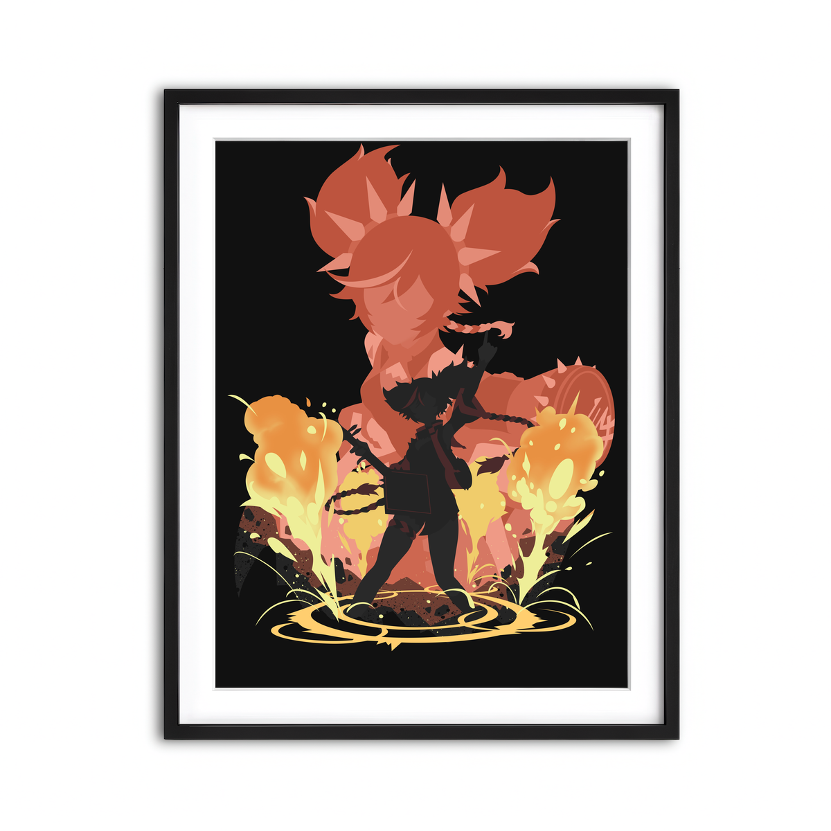 Framed Print 3x4 Black