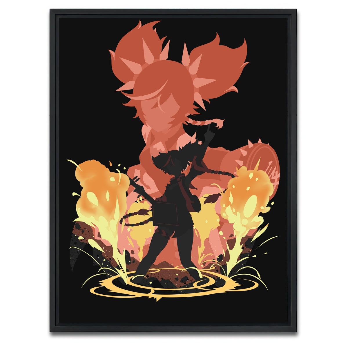 AUTO-MOCKUP WHITE | Xinyan | 1 Piece | Black Framed Canvas | group=3x4