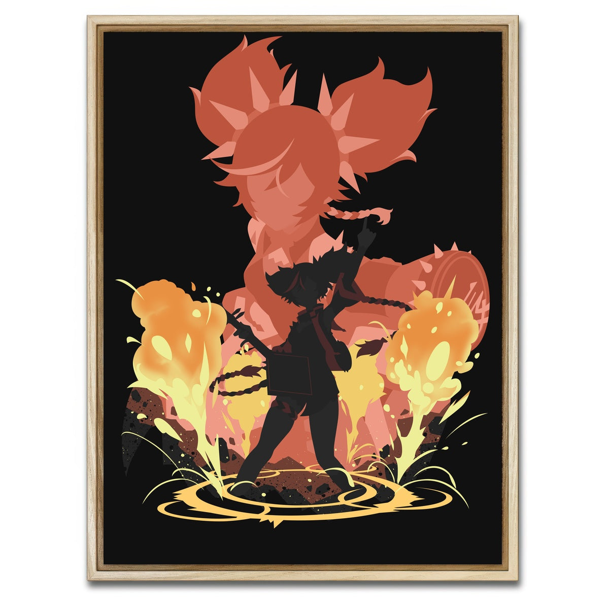 AUTO-MOCKUP WHITE | Xinyan | 1 Piece | Natural Framed Canvas | group=3x4