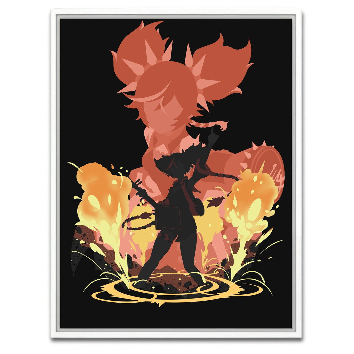 AUTO-MOCKUP WHITE | Xinyan | 1 Piece | White Framed Canvas | group=3x4