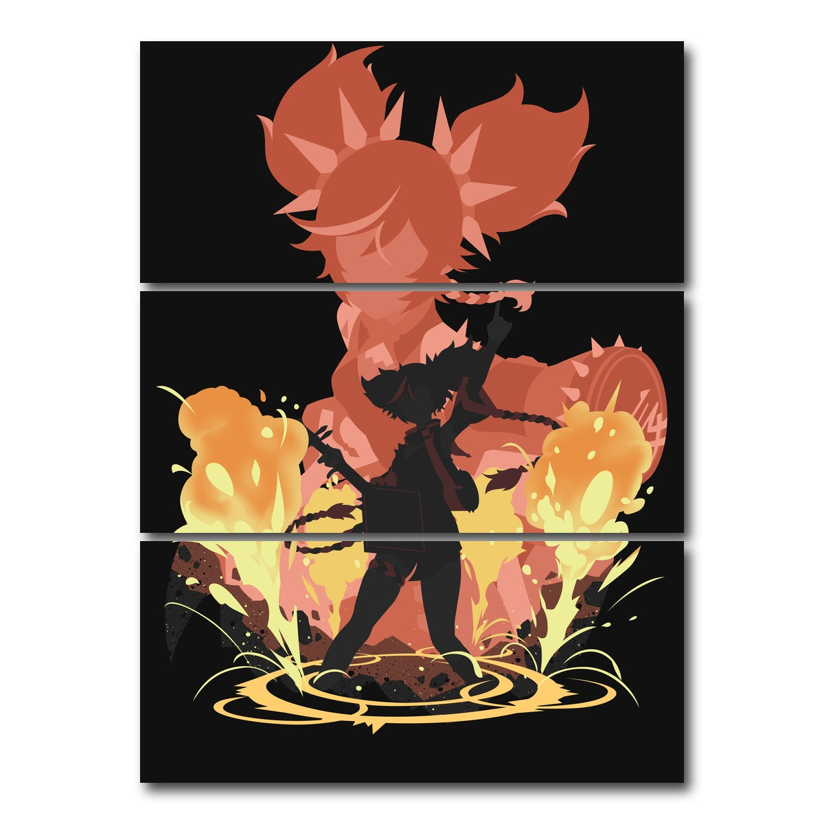 AUTO-MOCKUP WHITE | Xinyan | 3 Piece | Gallery Wrap Canvas | group=8x18_stacked