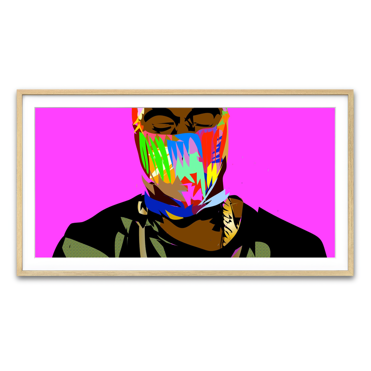 Framed Print 2x1 Natural