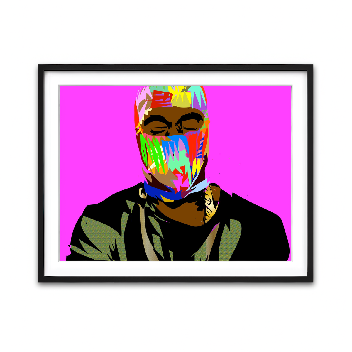 Framed Print 4x3 Black