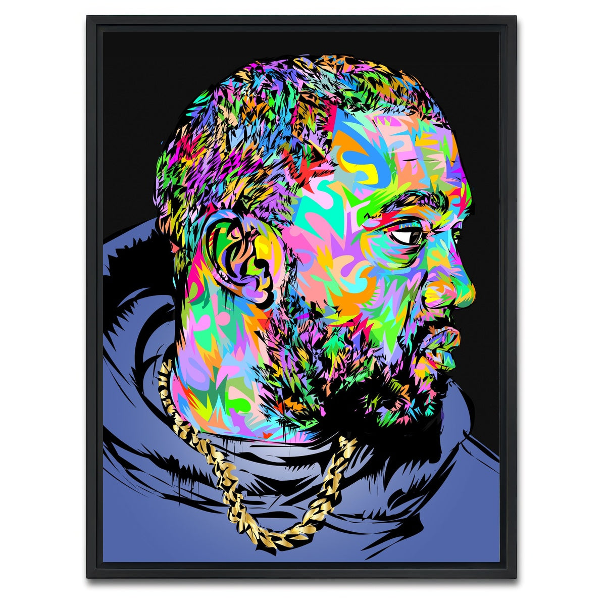 AUTO-MOCKUP WHITE | YE | 1 Piece | Black Framed Canvas | group=3x4