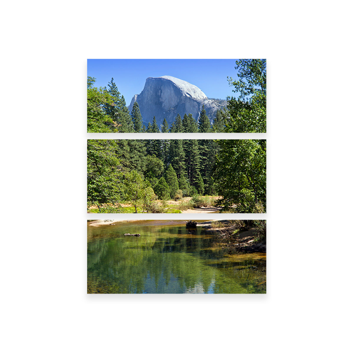 YOSEMITE VALLEY Half Dome & River of Mercy Wall Art