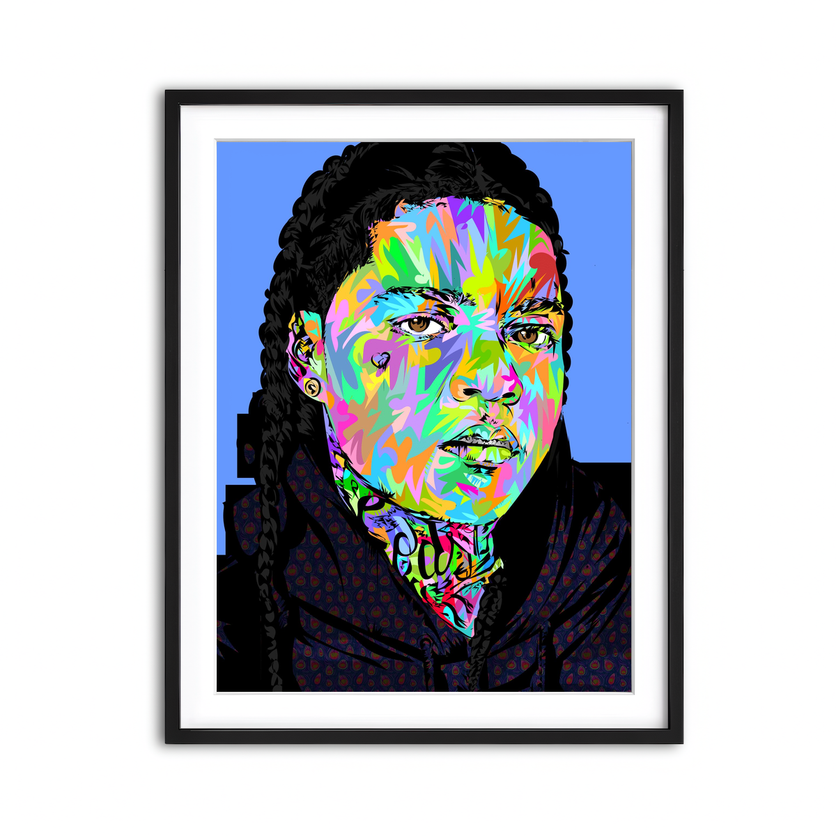 Framed Print 3x4 Black