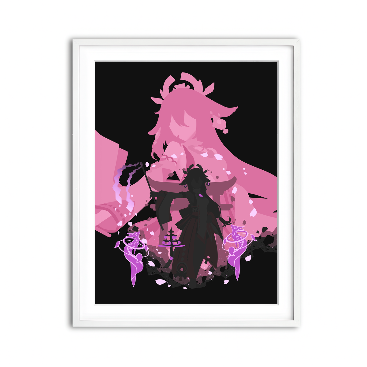 Framed Print 3x4 White