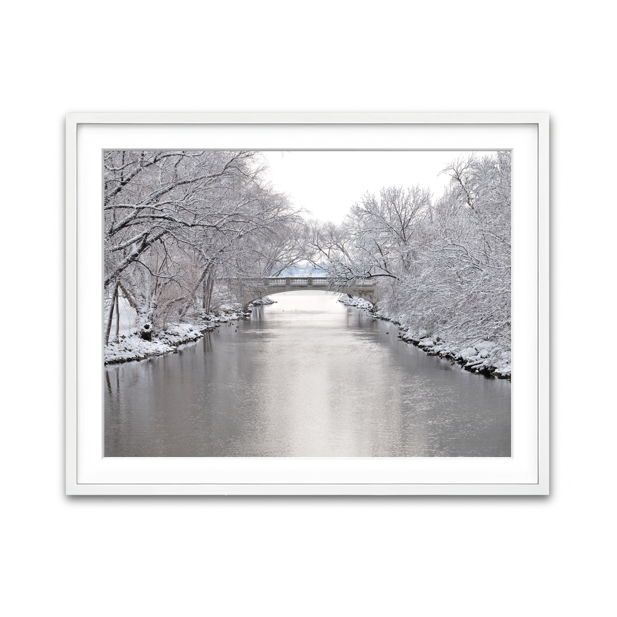 Framed Print 4x3 White