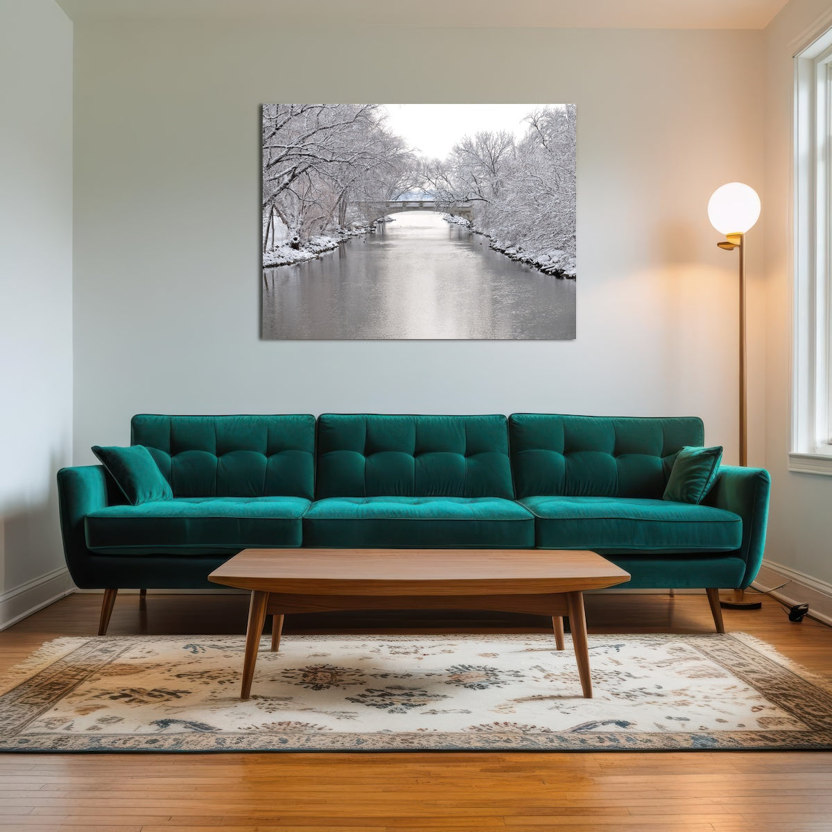 AUTO-MOCKUP ROOM | Yahara River in Madison Winter