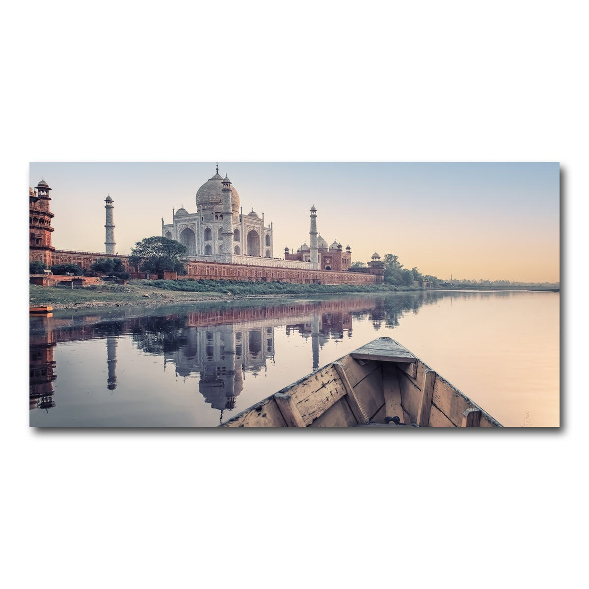 AUTO-MOCKUP WHITE | Yamuna River | 1 Piece | Gallery Wrap Canvas | group=2x1