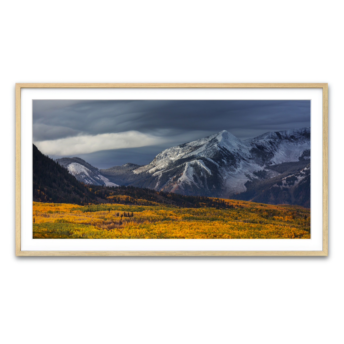 Framed Print 2x1 Natural