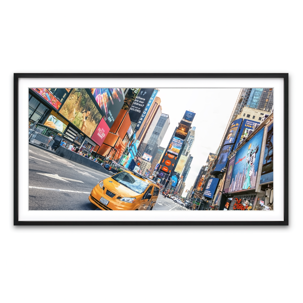 Framed Print 2x1 Black