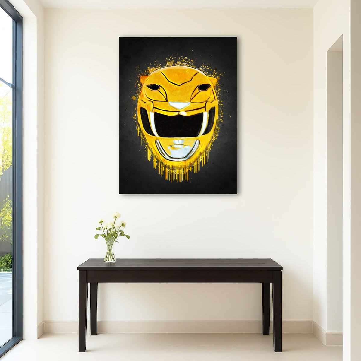 AUTO-MOCKUP ROOM | Yellow Ranger Portrait