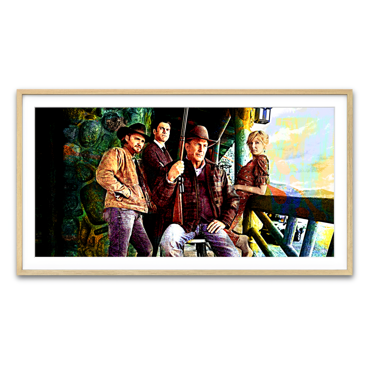 Framed Print 2x1 Natural