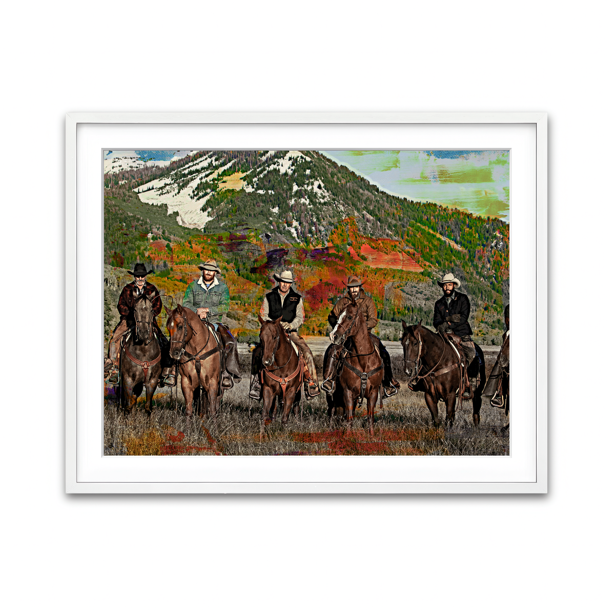 Framed Print 4x3 White