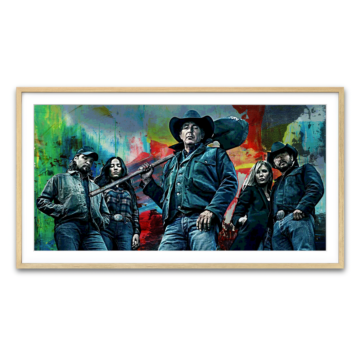 Framed Print 2x1 Natural