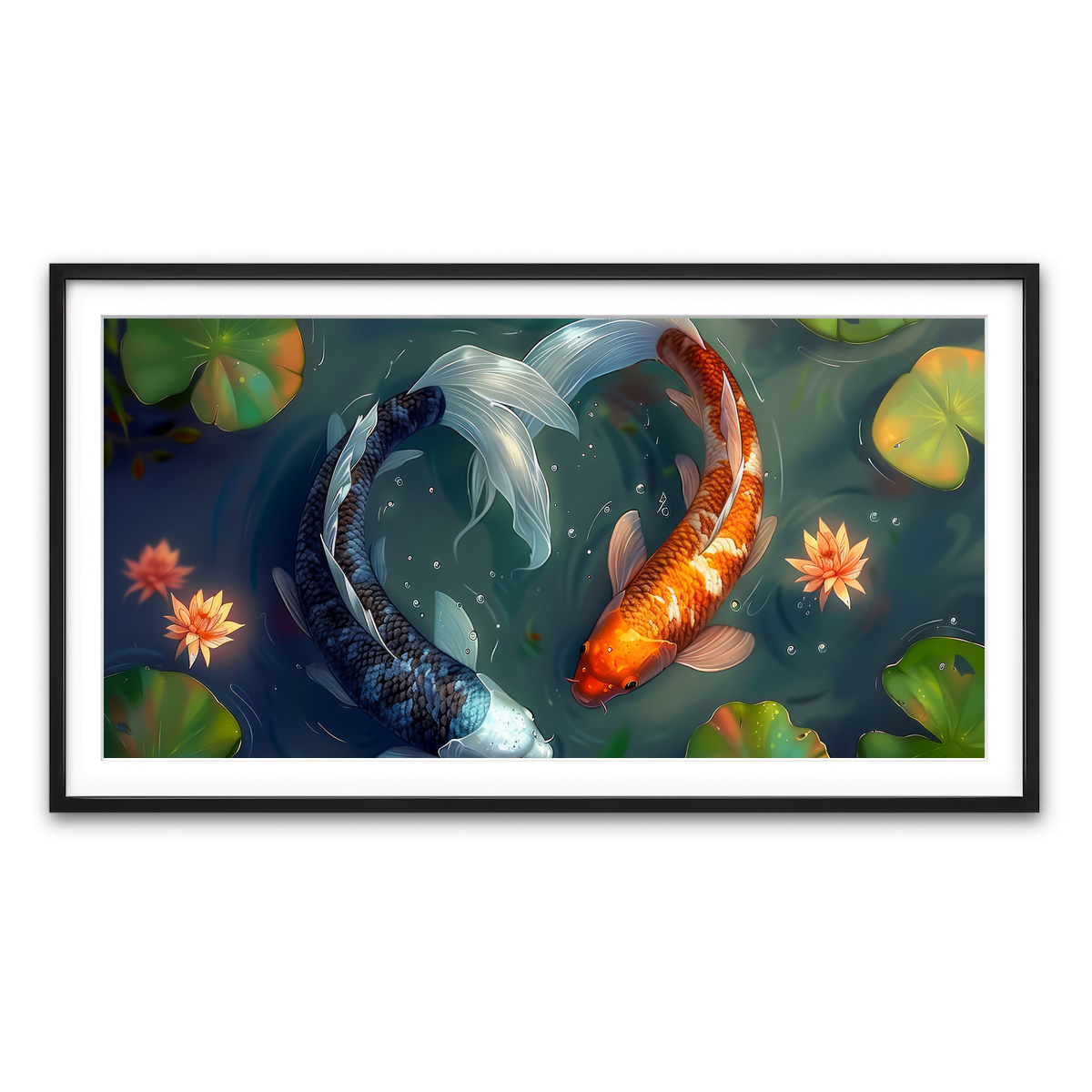 Framed Print 2x1 Black