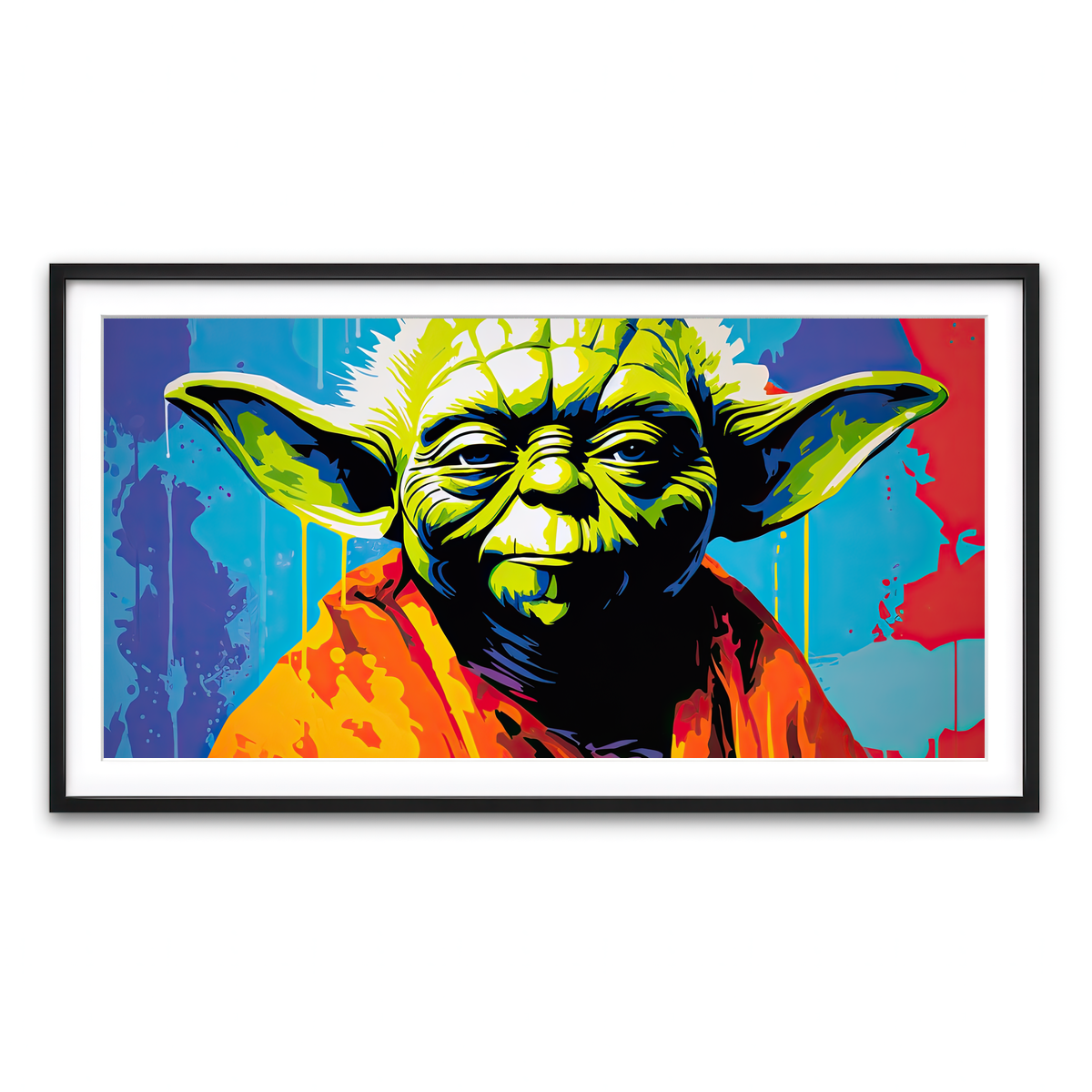 Framed Print 2x1 Black