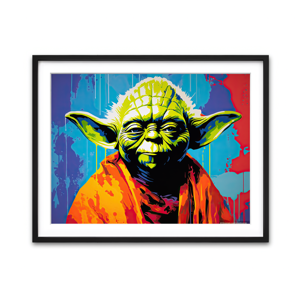 Framed Print 4x3 Black