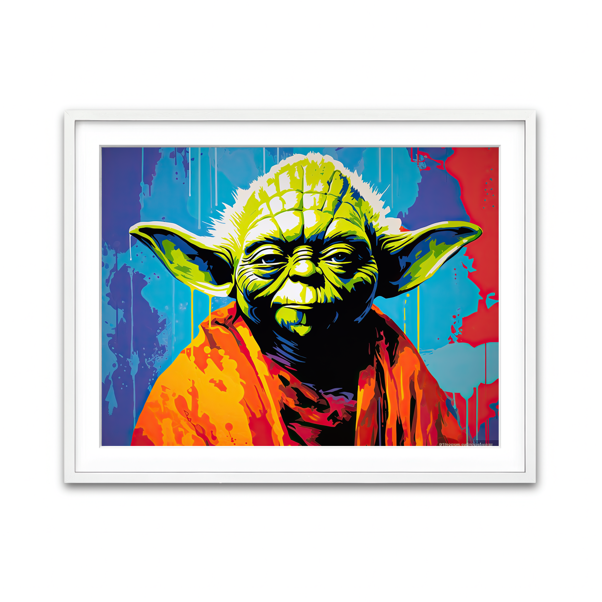 Framed Print 4x3 White