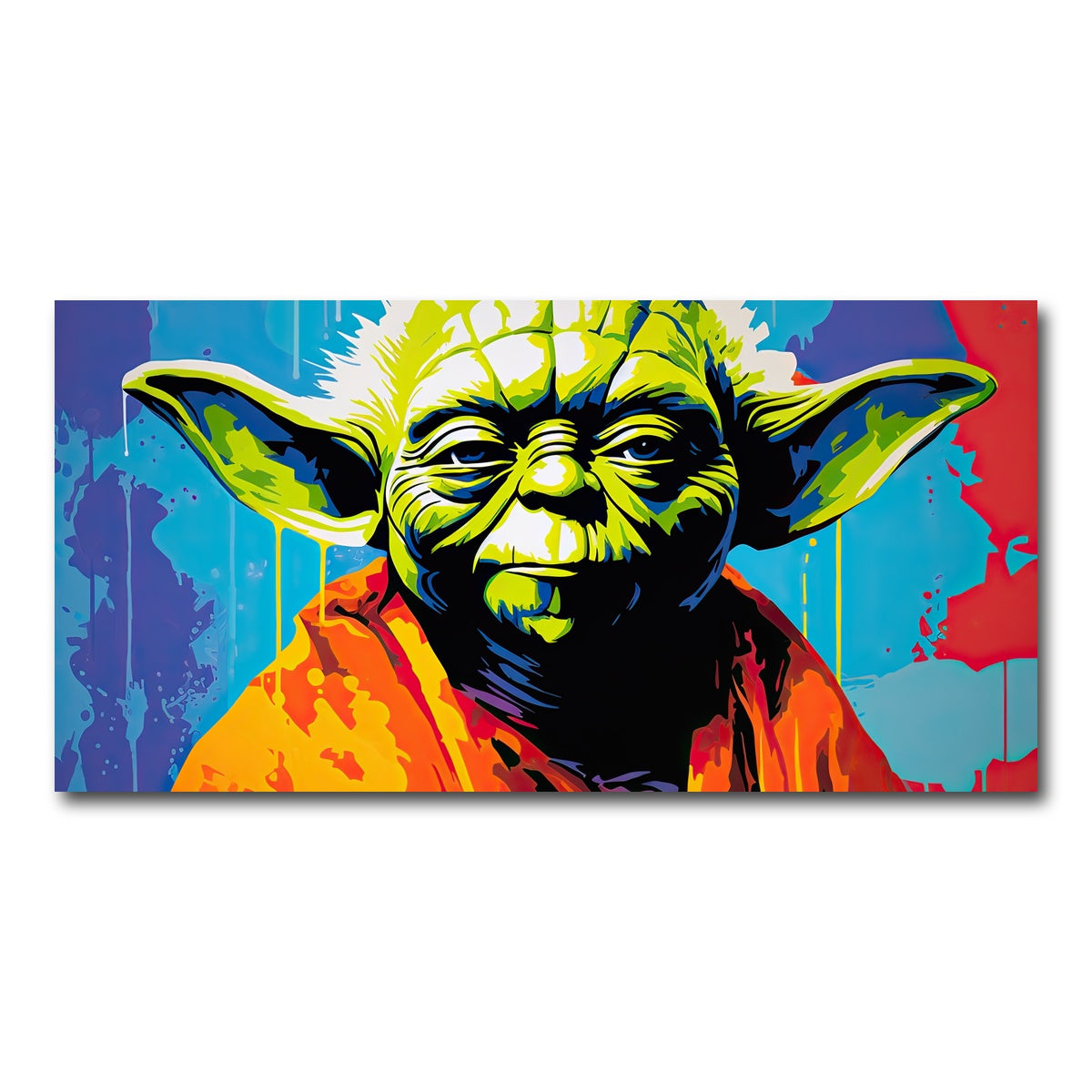 AUTO-MOCKUP WHITE | Yoda | 1 Piece | Gallery Wrap Canvas | group=2x1