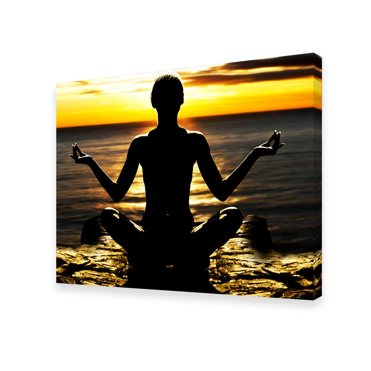 Yoga Silhouette Wall Art