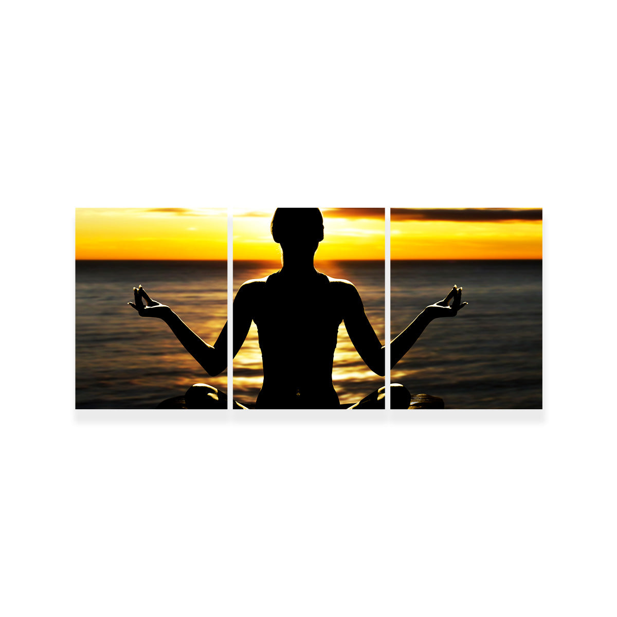 Yoga Silhouette Wall Art