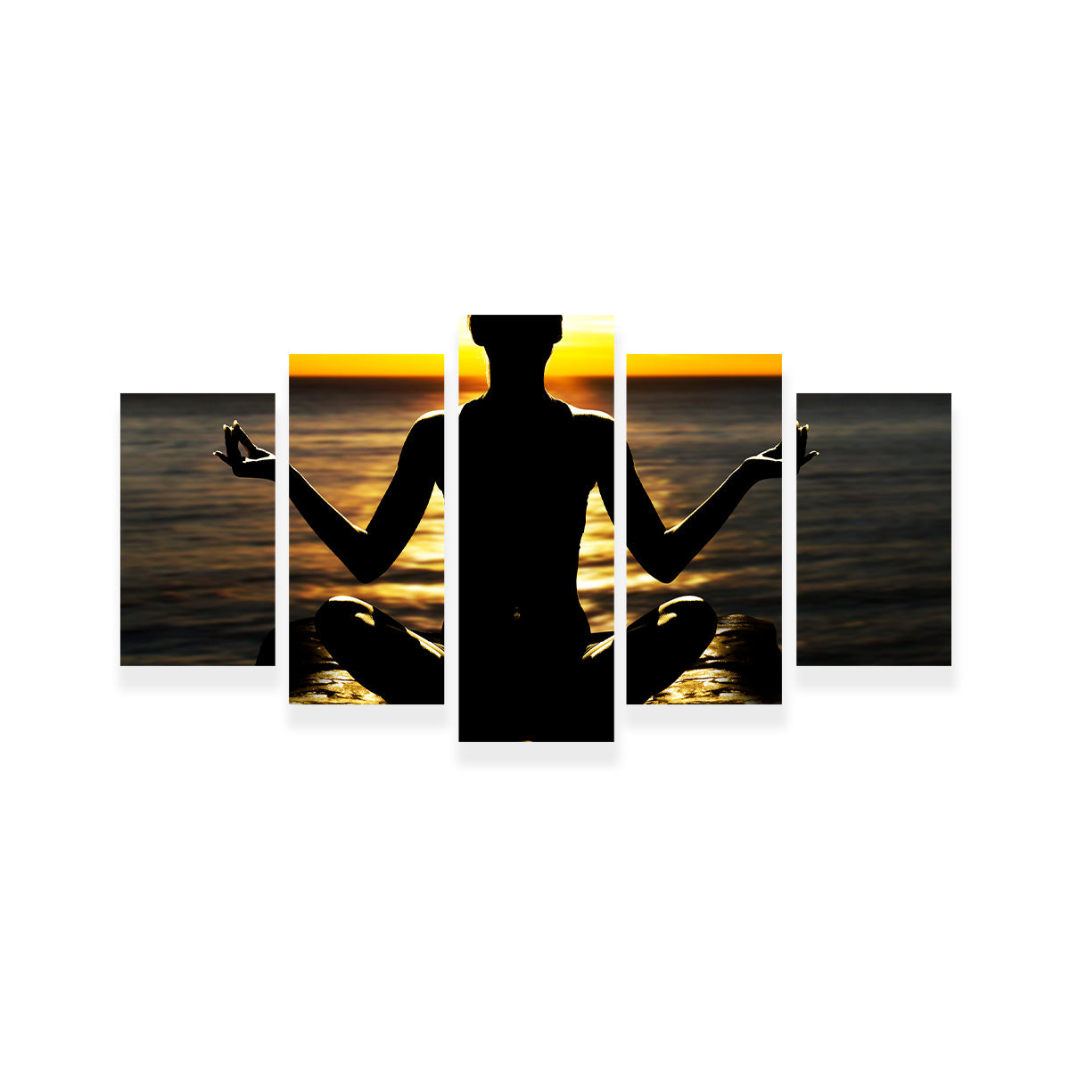 Yoga Silhouette Wall Art